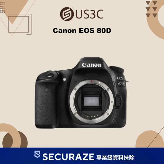 二手 Canon EOS 80D 數位單眼相機 — USD 智選嚴選